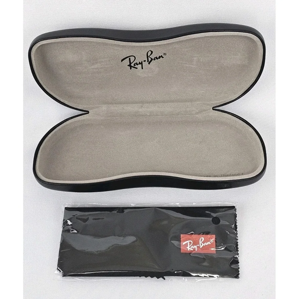 Rayban Ray Ban Designer sun glasses eye spectacles case hard black clamshell